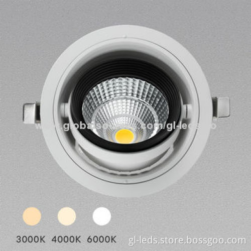 High-lumen 5-year Warranty 30W LED Ceiling Downlight with 100-240V AC Input Voltage